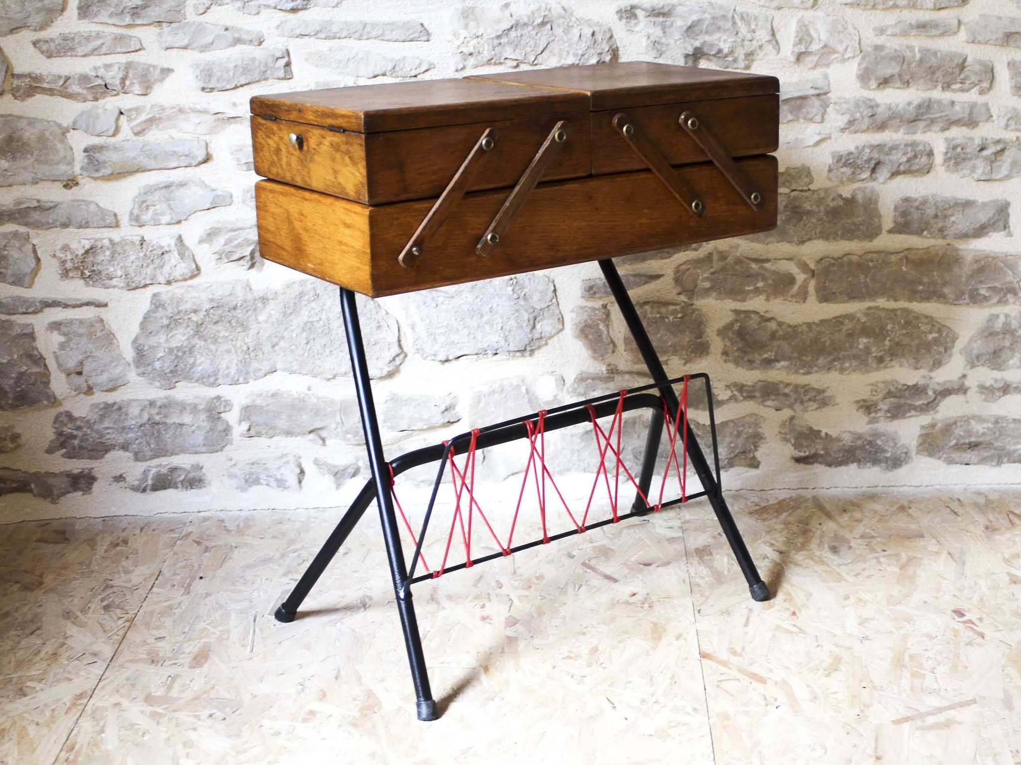 Travailleuse porte-revue scoubidou