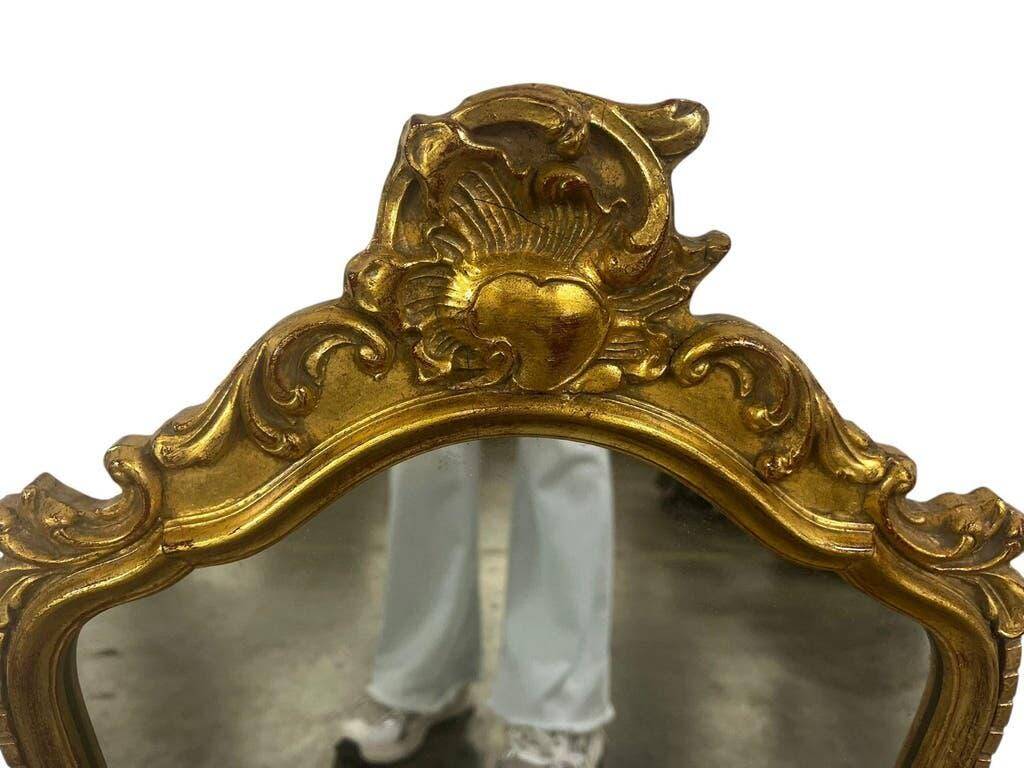 Miroir baroque doré vintage / miroir mural