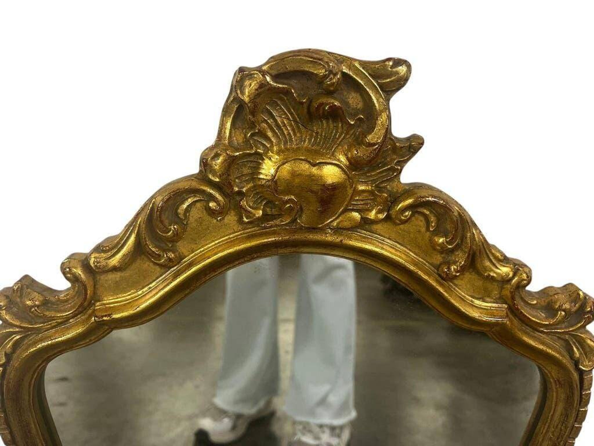 Miroir baroque doré vintage / miroir mural