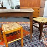 Weathered farm table