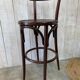Tabouret bar en bois courbé
