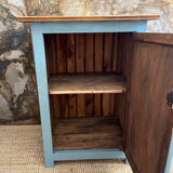 Buffet ancien bleu zingueur