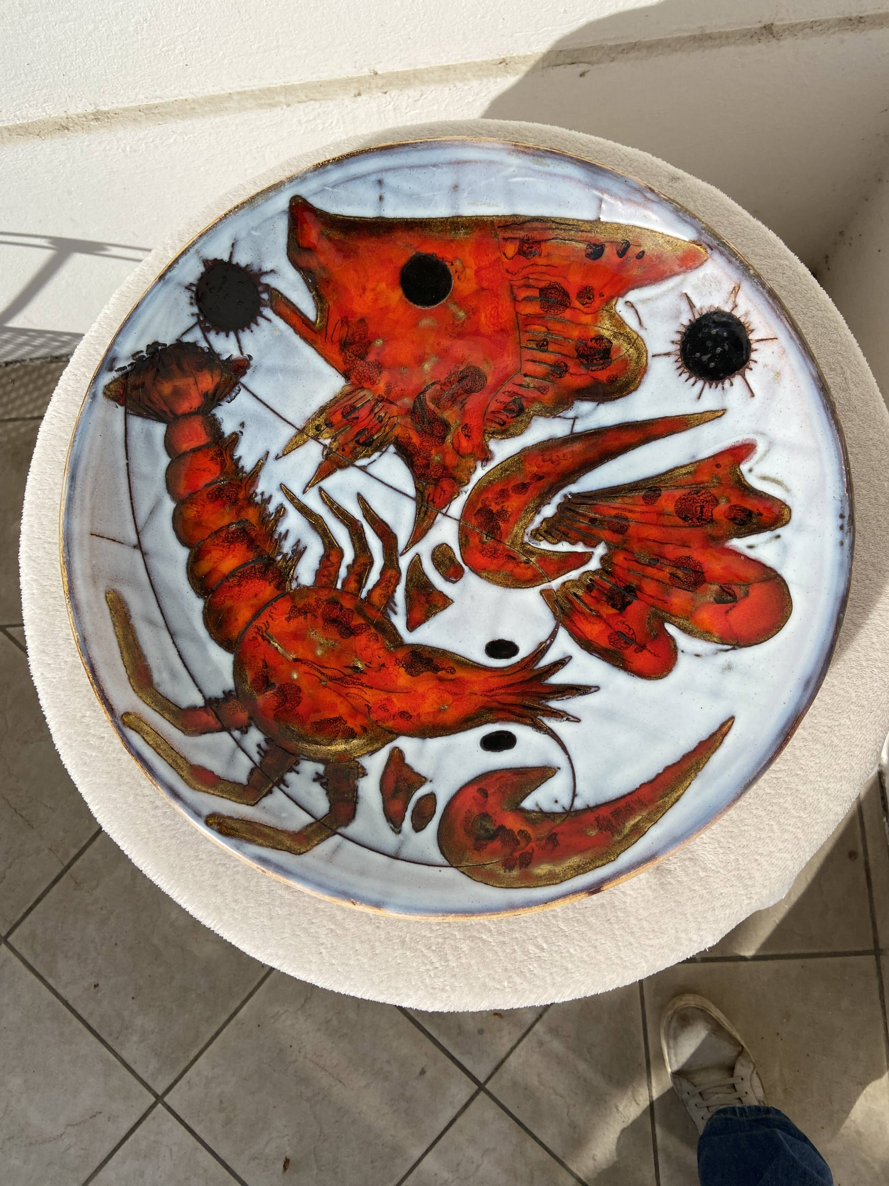 Vallauris dish by Monique Brunner