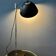 Black mid-century Dijkstra flexible desk lamp