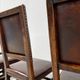 Vintage Handmade French Chairs in Leather & Oak, 1970s.