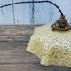 Yellow clichy glass suspension