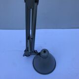 Architect articulated metal globe gray vintage 50s loft desk lamp