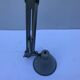 Architect articulated metal globe gray vintage 50s loft desk lamp