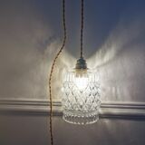 Glass hanging lamp