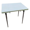 Petite table à manger en formica blanc pour studio