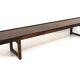 Scandinavian bench "Krobo" in rosewood, Torbjørn Afdal for Bruksbo, Norway, 1960.