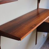 Modular rosewood wall bookcase by Thygesen and Sorensen for Hg Furniture, 1960
