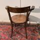 Fauteuil de bureau Fischel en bois courbé
