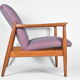 Original restored armchair GFM-64, signed by designer E.Homa, 1960s