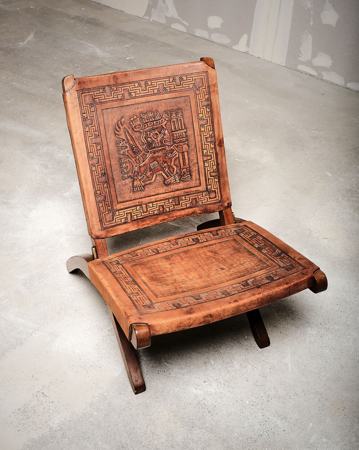 Set of 4 Angel’s Pazmino folding chairs, 1960’s