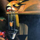 Binj. Oil on canvas XXth, still life signed and dated 04.96
