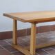 Rustic patinated solid pine coffee table.