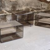 Bibliothèque étagère modulaire plexiglass