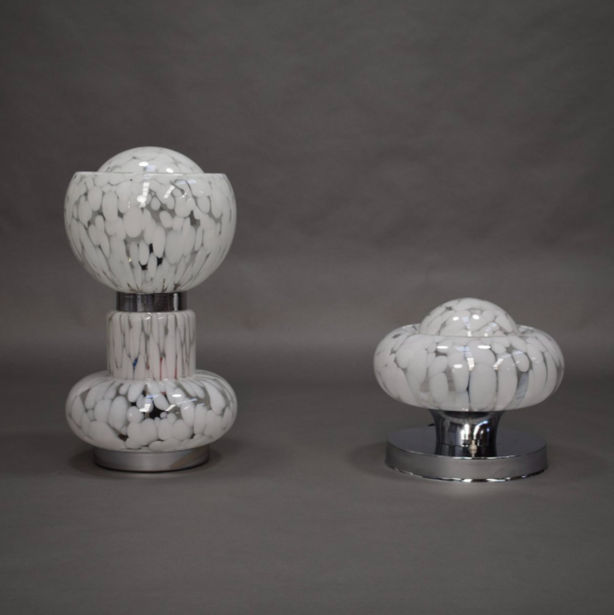 Murano Italy glass desk lamp 1970