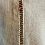 Old embroidered monogram sheet