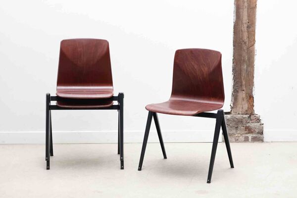 Chasie vintage Galvanitas S22 acajou et noir