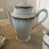 Servie café en porcelaine Balleroy Frères Limoges