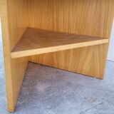 Vintage round coffee table design Maison Regain style 1970s