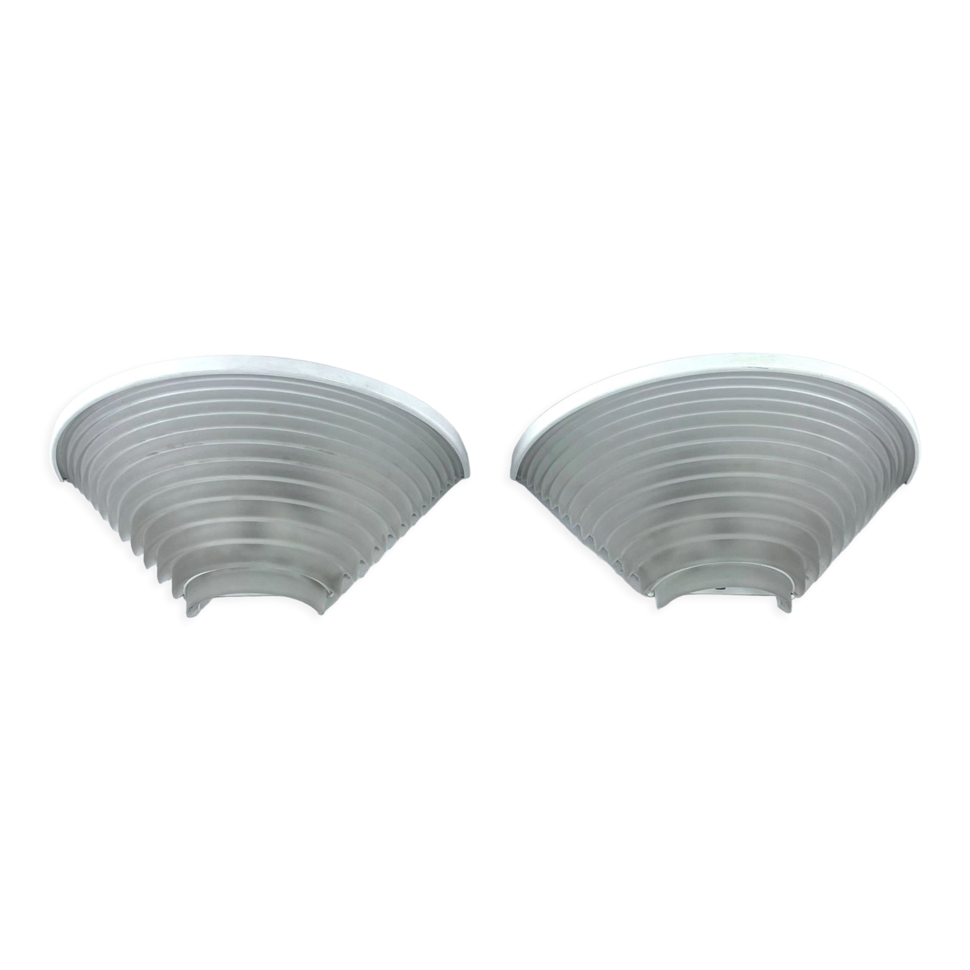 Vintage Pair of Egisto 38 sconces by Angelo Mangiarotti for Artemide. Italy 1980s