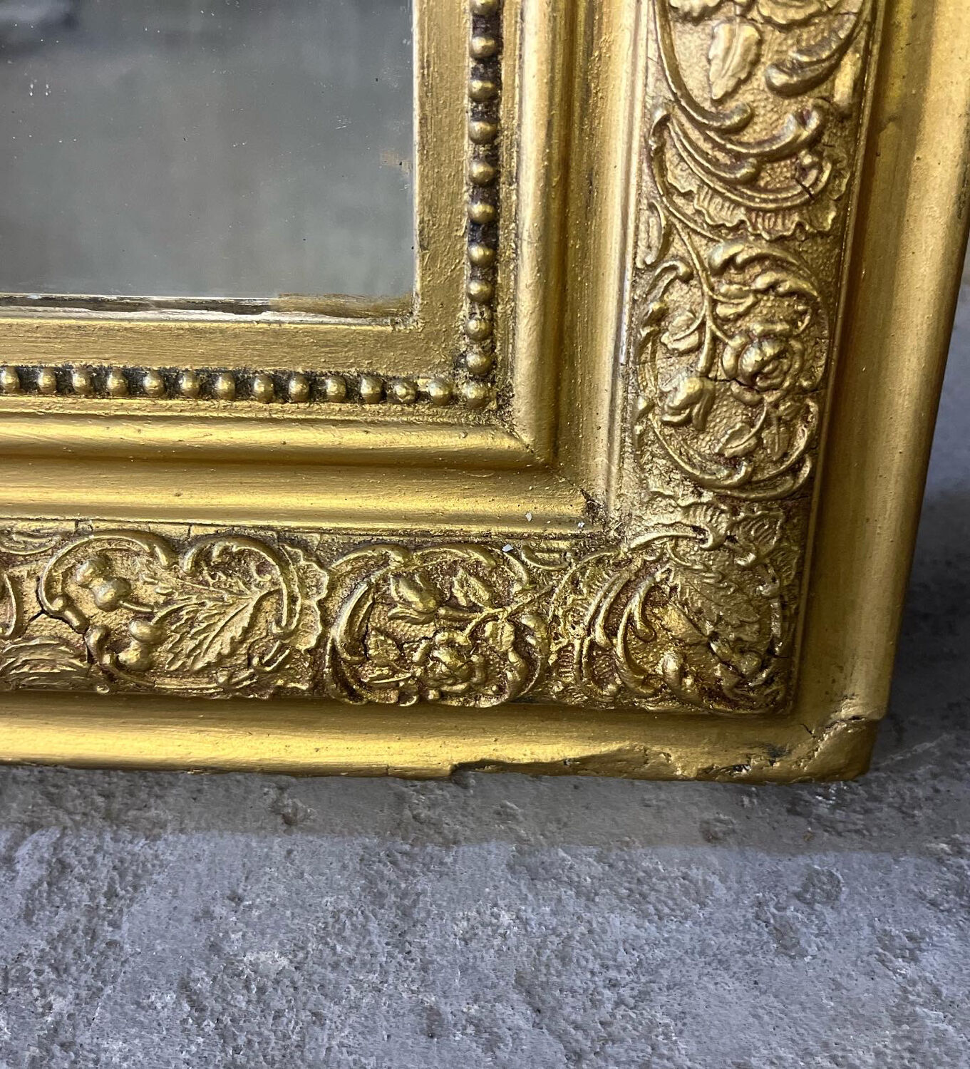 Antique mirror Louis Philippe 90x66 cm