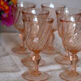 Rosaline Luminarc Arcoroc Pink Red Wine Glasses