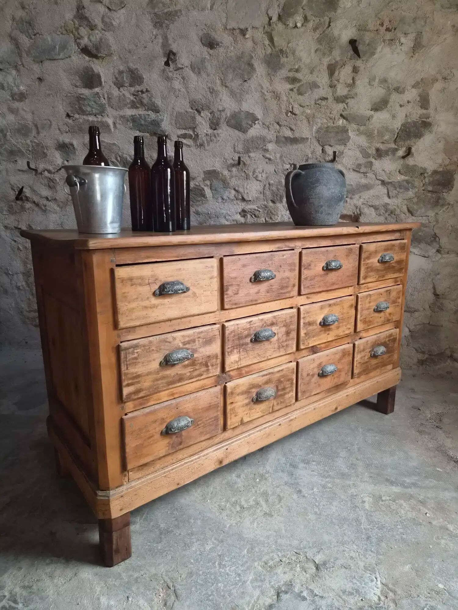 Antique shop counter with 12 drawers / kitchen island
