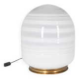 Vintage 70s table lamp in murano glass design barbini