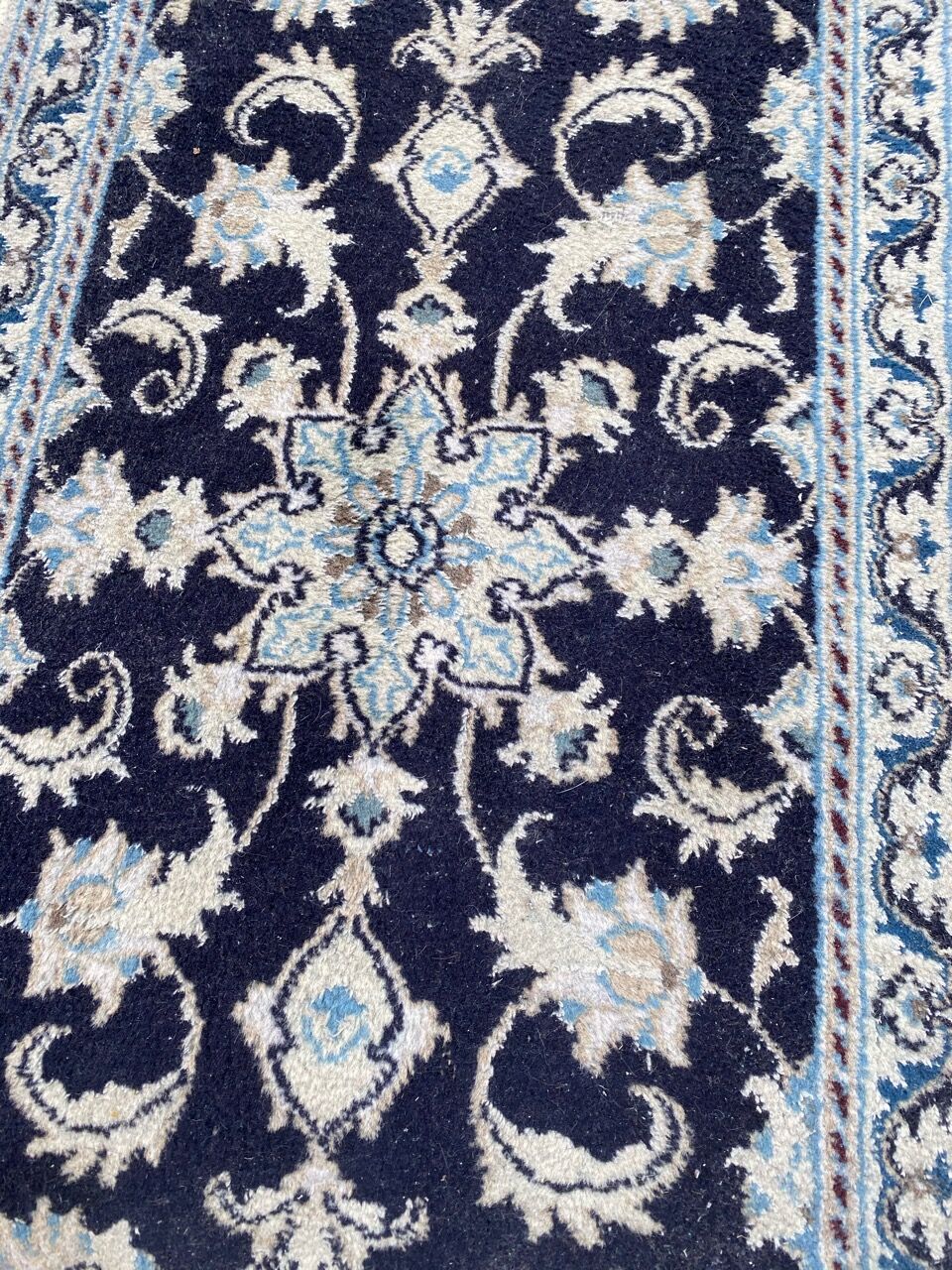 Pair of persian Naiin carpets 59x92 cm