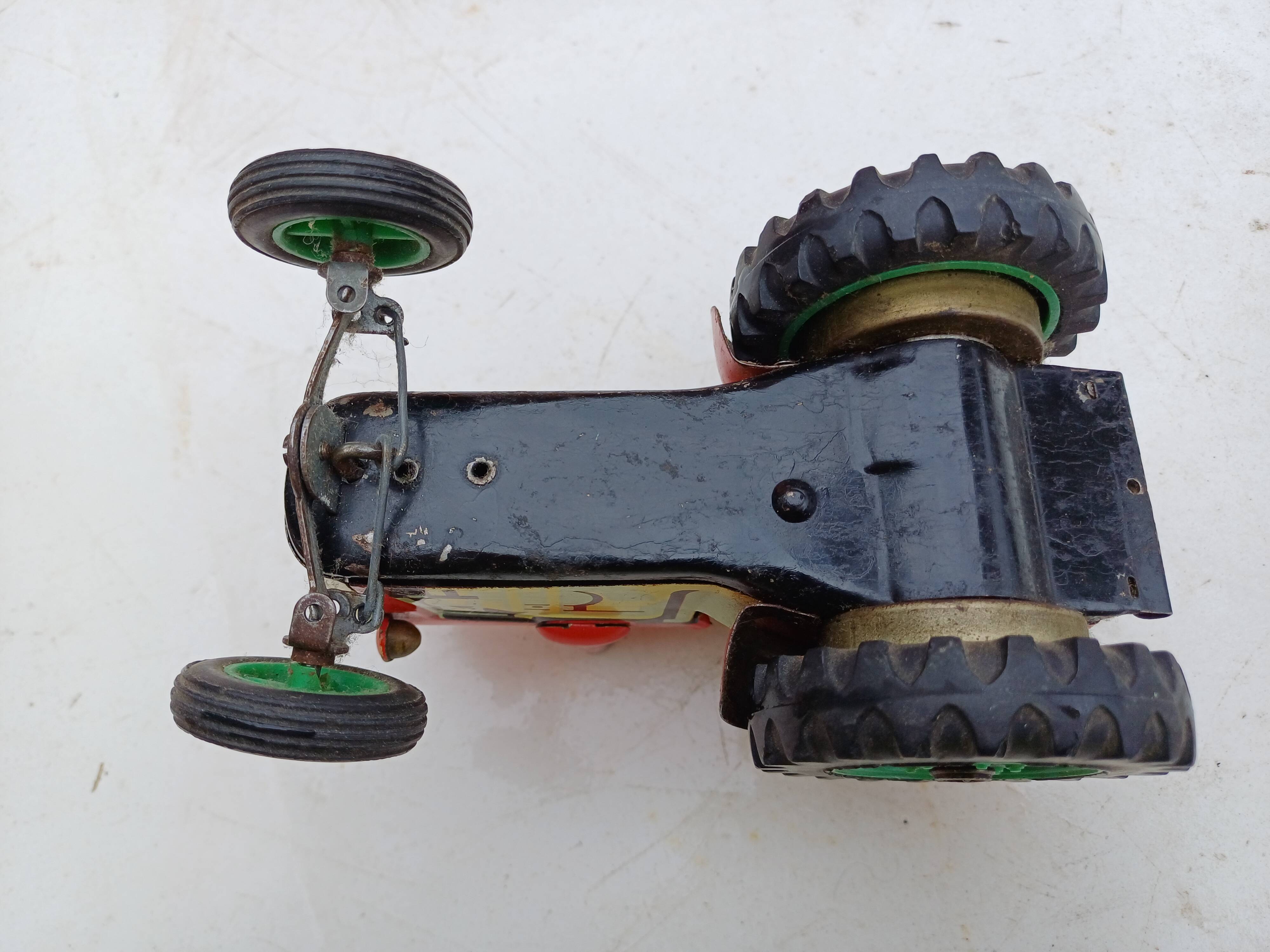 Friction metal tractor and trailer