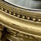 Antique oval gilded mirror – Louis XVI style with ribbon bow