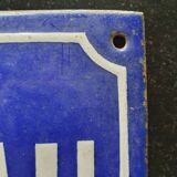 Plaque émaillée ancienne