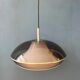 Vintage Space Age acrylic glass UFO pendant light