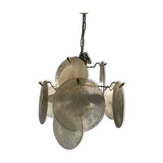 Vintage 70s acrylic chandelier