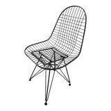 Set of 4 vintage black Eames chairs