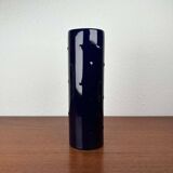 Cobalt blue ceramic vase from the Bangkok series by Melitta, mid-century, 1960s.