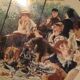 Enameled metal tray "The boaters' lunch" Renoir