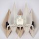 Pair of 2 Danish vintage wall lamps Diamant by Holm Sorensen, 1960