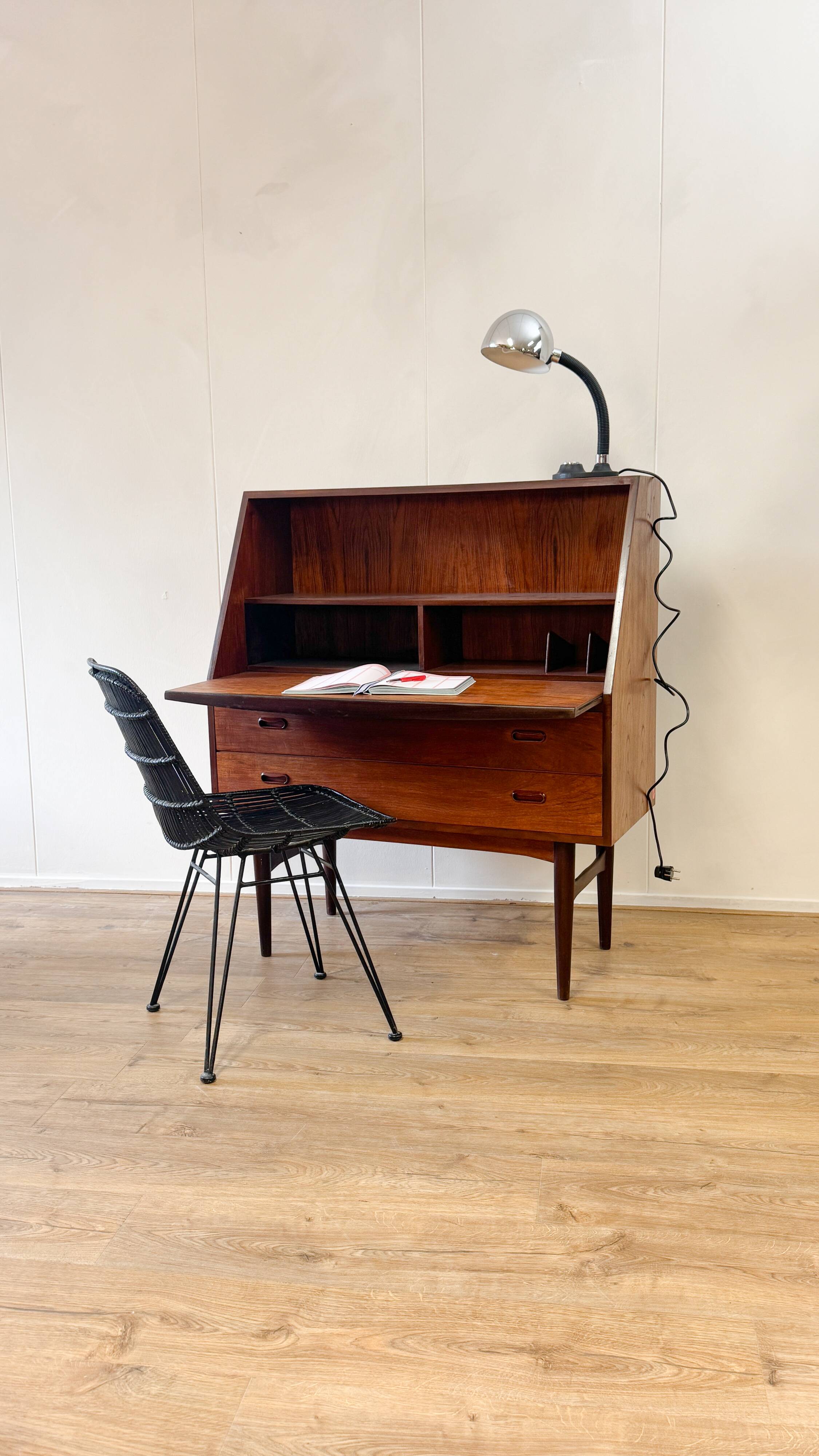 Mid century secretaire desk