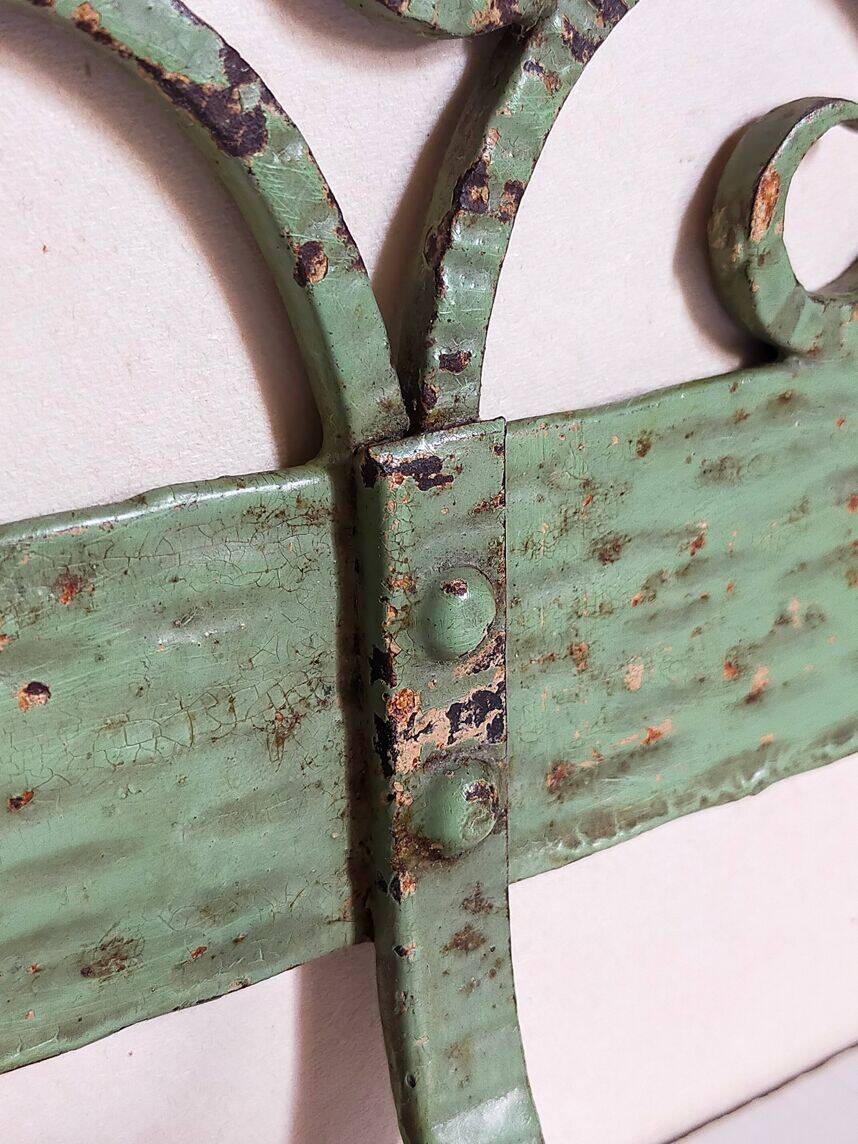 Wrought iron coat rack