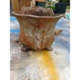 Set of 2 cast iron planters from 1900 from Charleville-Mézières