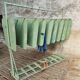 Porte-manteau industriel, porte-robe XXL vert