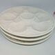 porcelain artichoke plates x 3