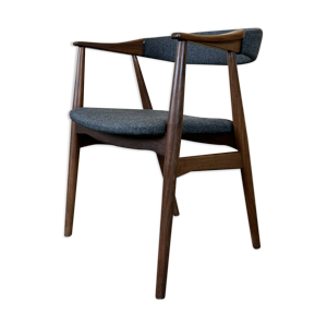 Chaise de bureau en teck
