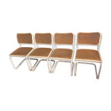 Set of 4 chairs by Marcel Breur model B32 Cesca