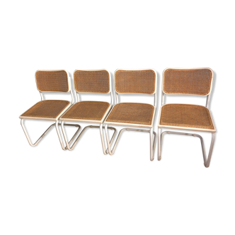 Set of 4 chairs by Marcel Breur model B32 Cesca